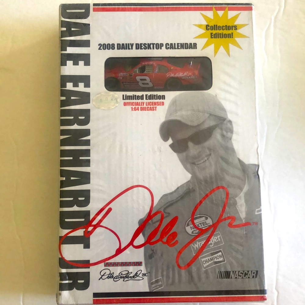 Dale Earnhardt Jr 2008 Daily Desktop Calendar w/ Diecast 1/64 1:64 *SEALED*